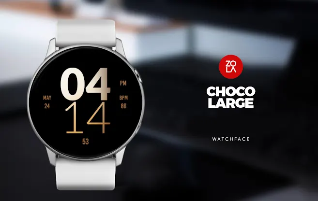 Choco Large Watch Face screenshot 1