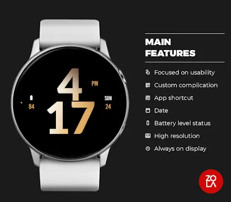 Choco Large Watch Face screenshot 2