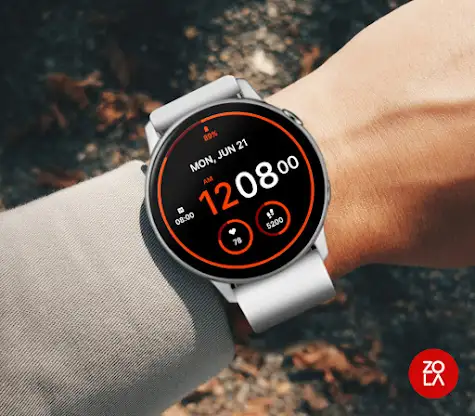 Digital Black Watch Face screenshot 4