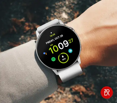Digital Green Watch Face screenshot 3