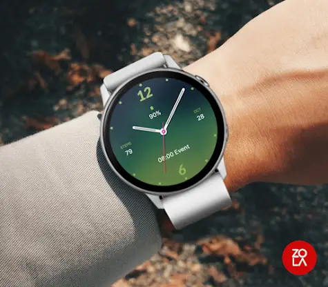 Essential Green Watch Face screenshot 3