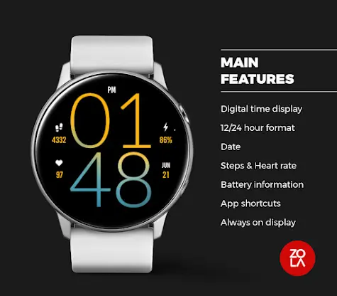 Fresh Yellow Light Watch Face screenshot 2