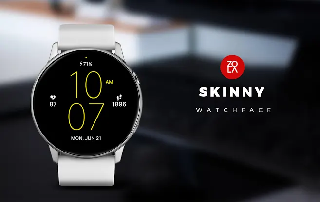 Skinny Watch Face screenshot 1