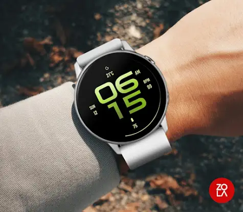 Stylish Green Watch Face screenshot 3