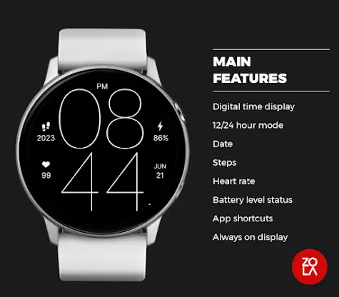 Super Light Watch Face screenshot 2