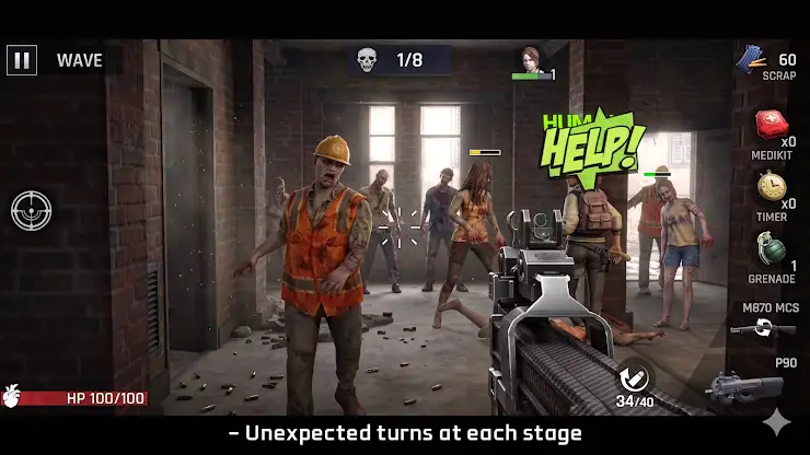 Zombie hunter : 28Days screenshot 5