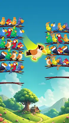 Bird Sort：Color Sort Puzzle！ screenshot 5