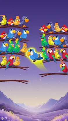 Bird Sort：Color Sort Puzzle！ screenshot 1