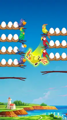 Bird Sort：Color Sort Puzzle！ screenshot 4