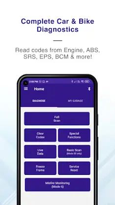 OBD Scanner ELM327: GaragePro screenshot 1