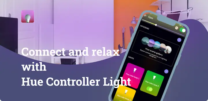 Hue Light App Led Control — Android app banner