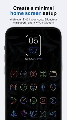 Vera Outline Icon Pack screenshot 1