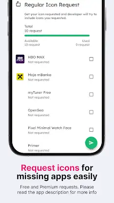 Vera Outline Black: Icon Pack screenshot 6
