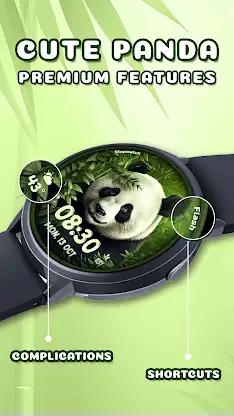 Cute Panda Watch Faces screenshot 2