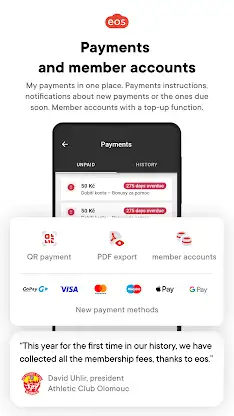 EOS for clubs and communities screenshot 6