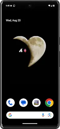 Text on Live Wallpaper screenshot 1