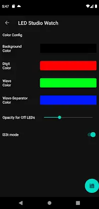 LED Studio Clock & watch face screenshot 4