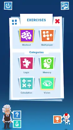 Einstein Cognitive Brain Games screenshot 1