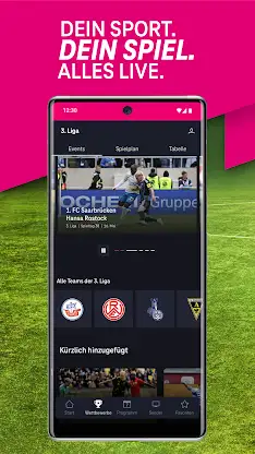 MagentaSport - Dein Live-Sport screenshot 1