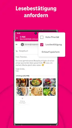 Telekom Mail – E-Mail App screenshot 6