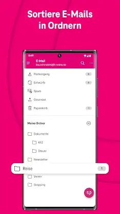 Telekom Mail – E-Mail App screenshot 4