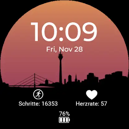 Düsseldorf Watchface screenshot 3