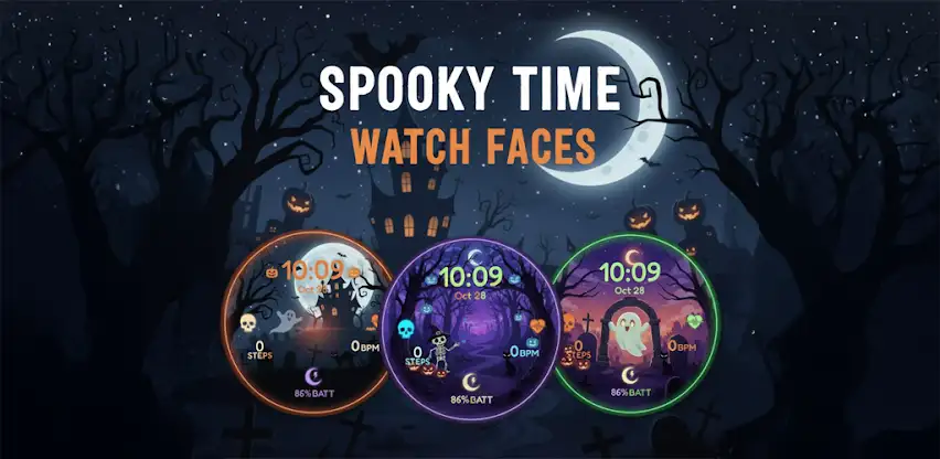 Spooky Time Watchface screenshot 1