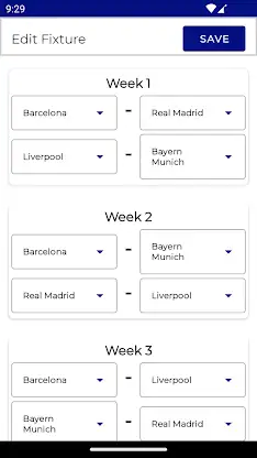 Fixture & Points Table Maker screenshot 5