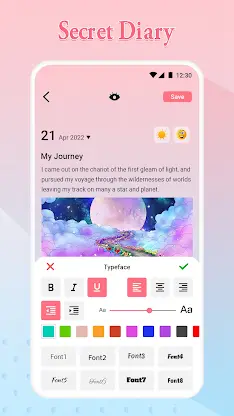 My Daily Diary- Secret Journal screenshot 1