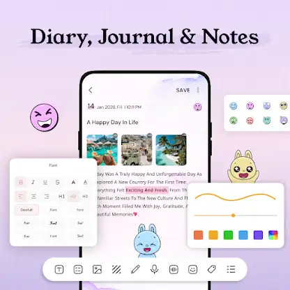 My Diary: Daily Journal, Notes screenshot 1