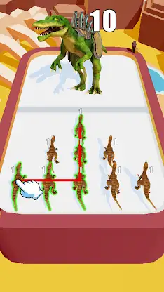 Dino game: Dinos VS Monsters screenshot 2