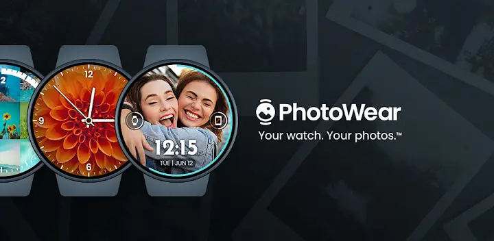 PhotoWear Watch Face — Android app banner