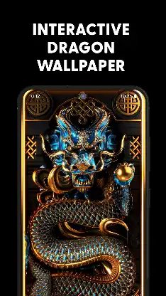 Dragon Snake Wallpaper 3D 4K screenshot 1
