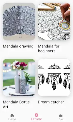 Mandala Drawing & Glow Art screenshot 7