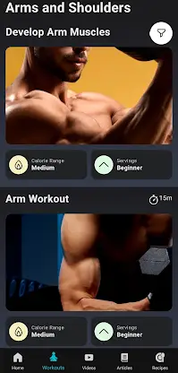 Dumbbell Home Workout Plans screenshot 5