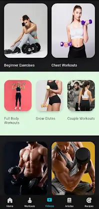 Dumbbell Home Workout Plans screenshot 8