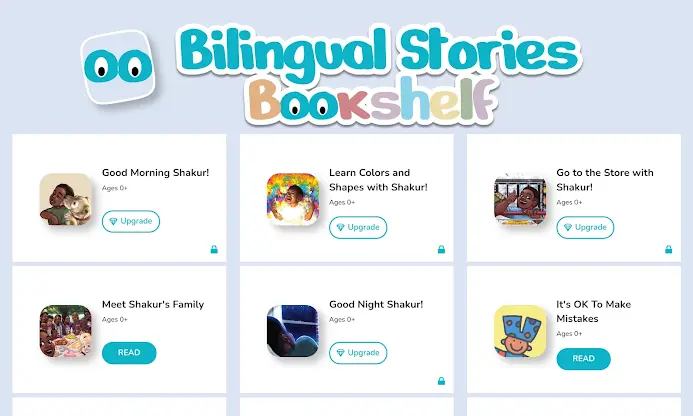 Bilingual Bookshelf screenshot 1