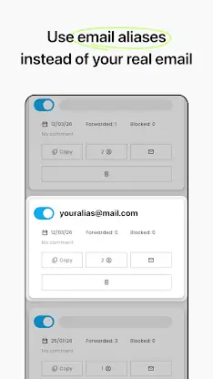 Alias Email screenshot 2