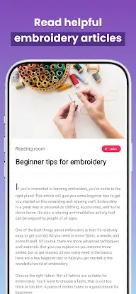 Embroidery Tutorial & Stitches screenshot 6