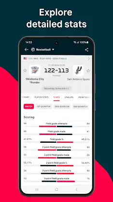 Flashscore: Live Uitslagen screenshot 4