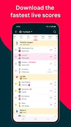 Flashscore: Live Uitslagen screenshot 1
