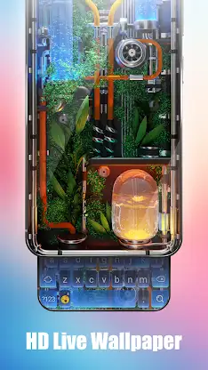 Forestpunk Water Wallpaper 3D screenshot 1