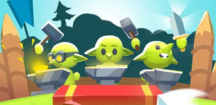 Forgeland: idle simulator — Android game banner