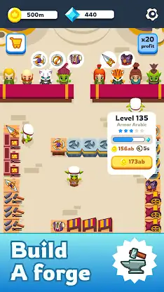 Forgeland: idle simulator screenshot 2