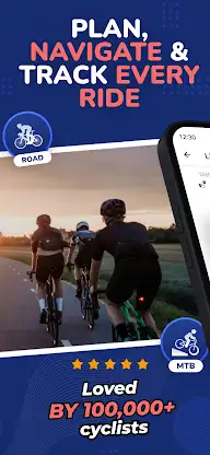 GPS Bike Computer & maps screenshot 1