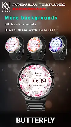 Butterfly Watch Face screenshot 6