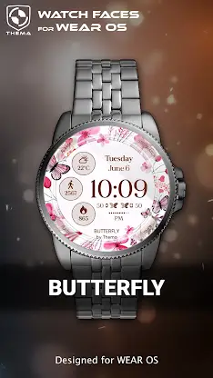 Butterfly Watch Face screenshot 1