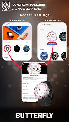 Butterfly Watch Face screenshot 7