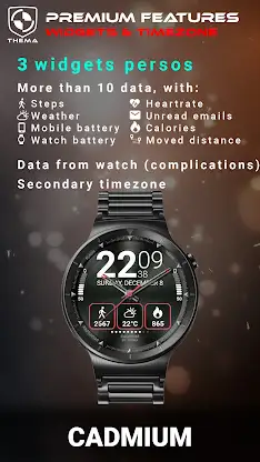 Cadmium Watch Face screenshot 4