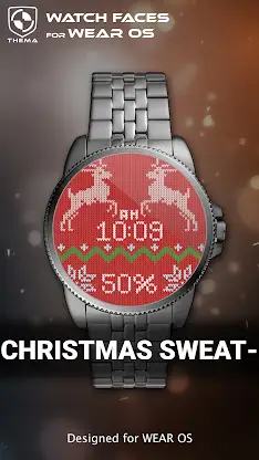 Christmas Sweater Watch Face screenshot 1